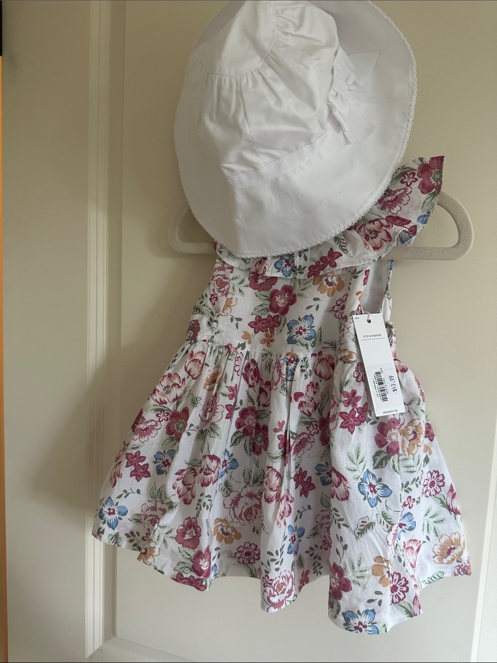 JANIE AND JACK Dress and Hat (6-12 Months) * NWT
